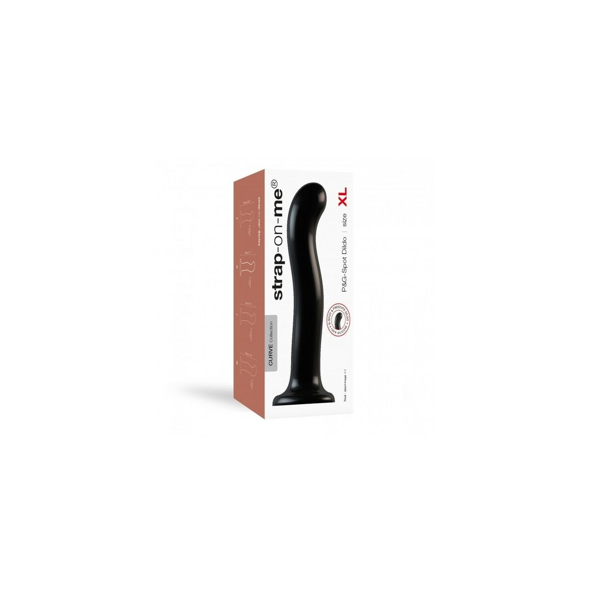 Dildo Strap-on-me POINT STIMULATOR Svart XL